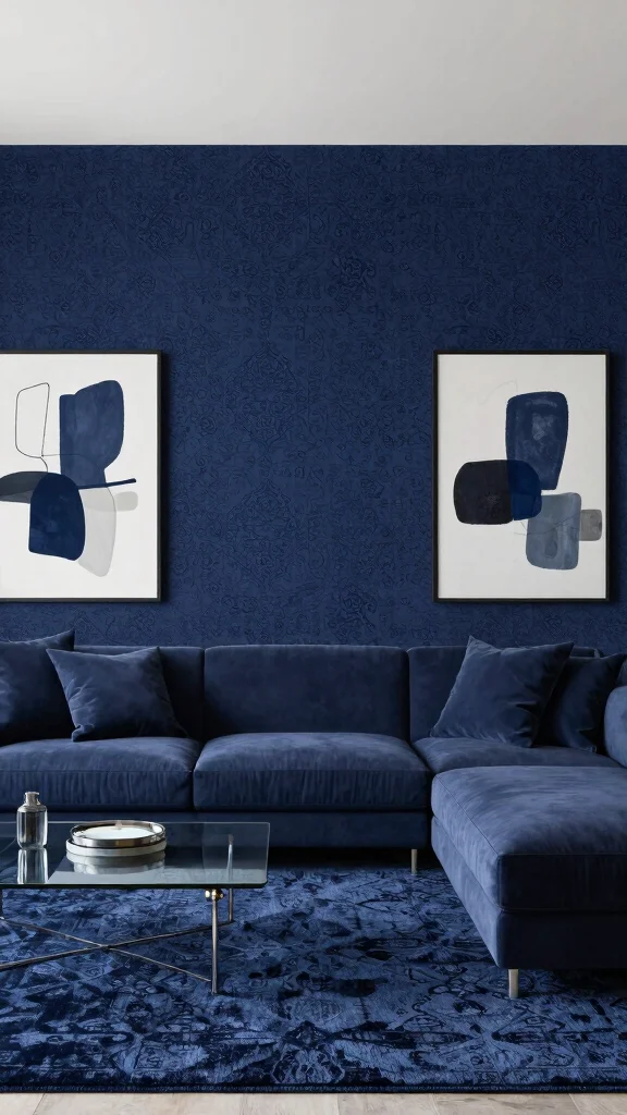 10 Arabic Rug Wallpaper Ideas for a Rich and Decorative Visual Style - 5. Monochromatic Schemes for Modern Elegance 1