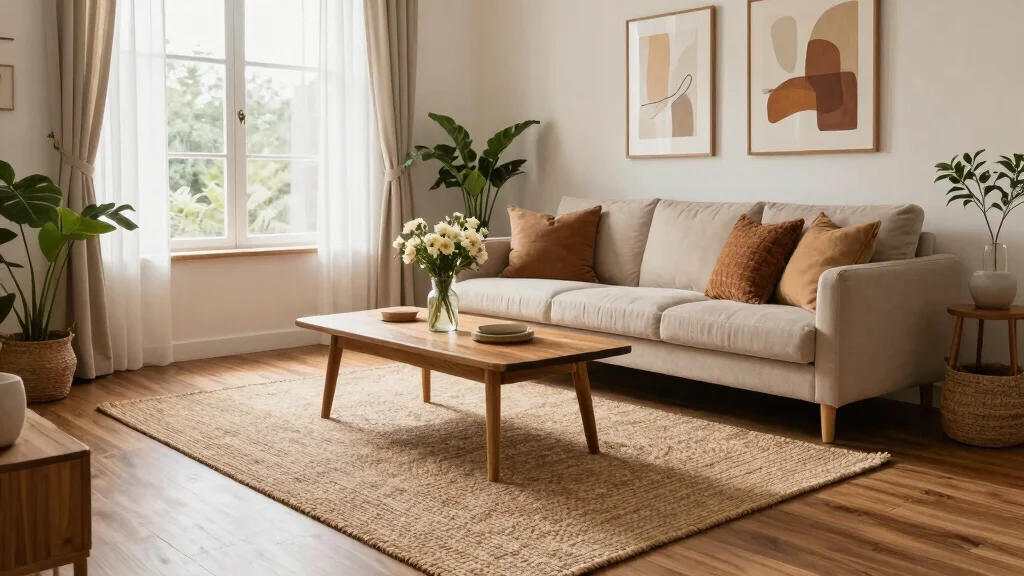 10 Brown Rug Living Room Ideas for a Warm and Grounded Interior