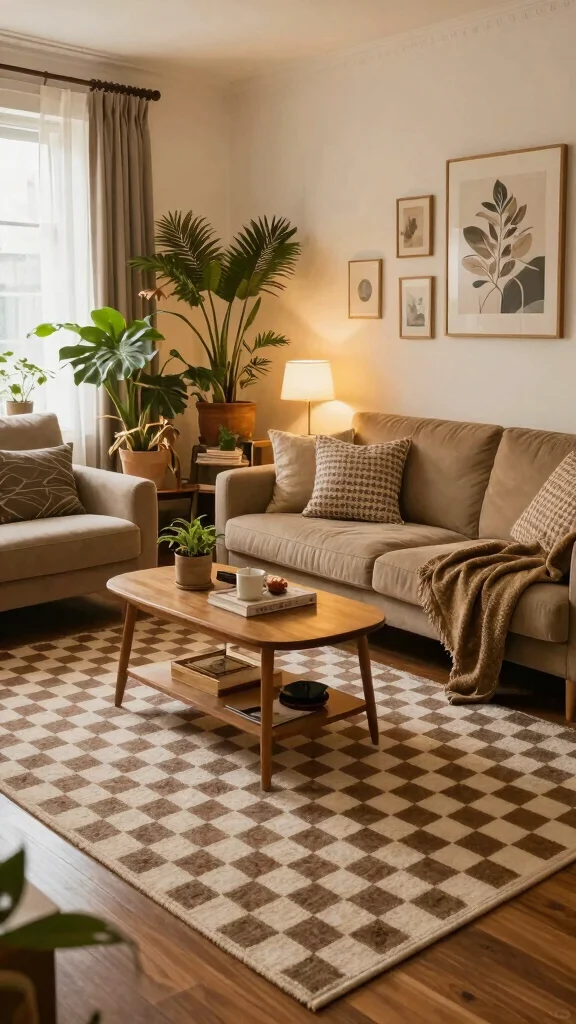 10 Checkered Rug Living Room Ideas for a Playful and Modern Statement - Conclusion 1