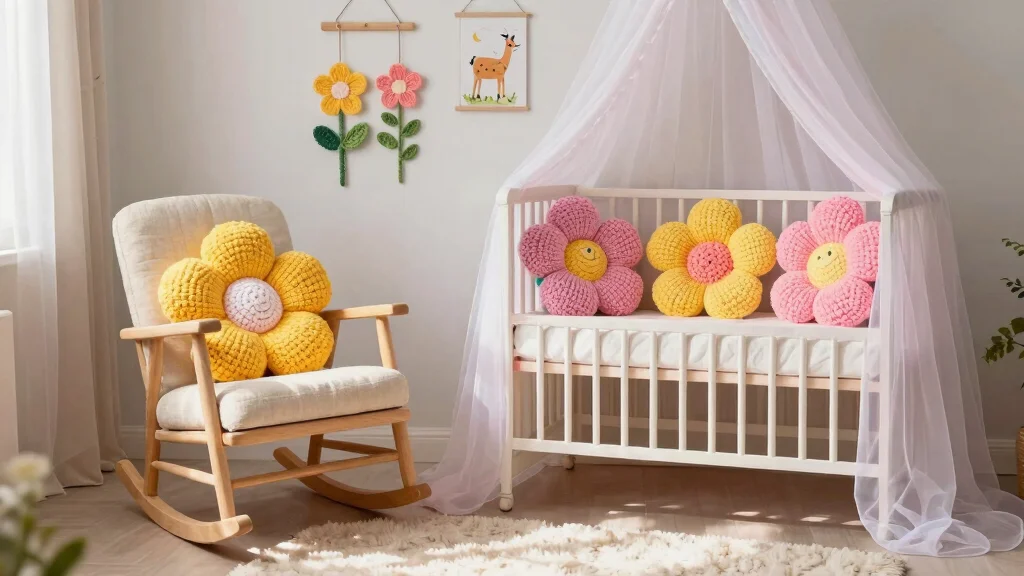 10 Crochet Flower Pillow Pattern Free Ideas for Sweet and Cozy Handmade Decor