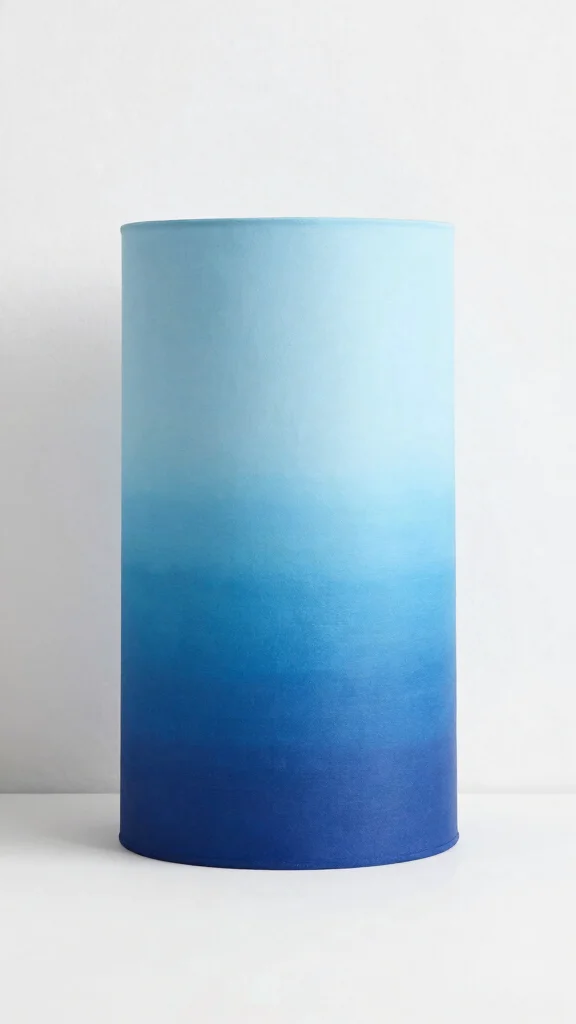10 DIY Lamp Shade Makeover Ideas for an Easy Home Decor Refresh - 9. Ombre Effects for Depth 1