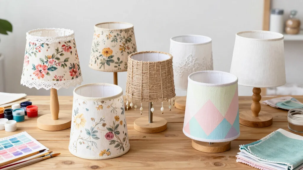 10 DIY Lamp Shade Makeover Ideas for an Easy Home Decor Refresh