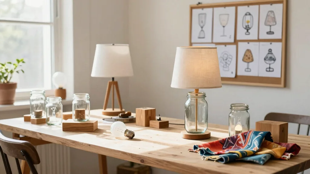 10 DIY Table Lamp Ideas for Easy and Stylish Handmade Decor