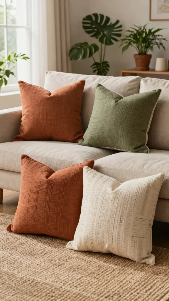 10 Decorative Pillow Covers Ideas to Add Charm and Personality - 3. Earthy Tones 1