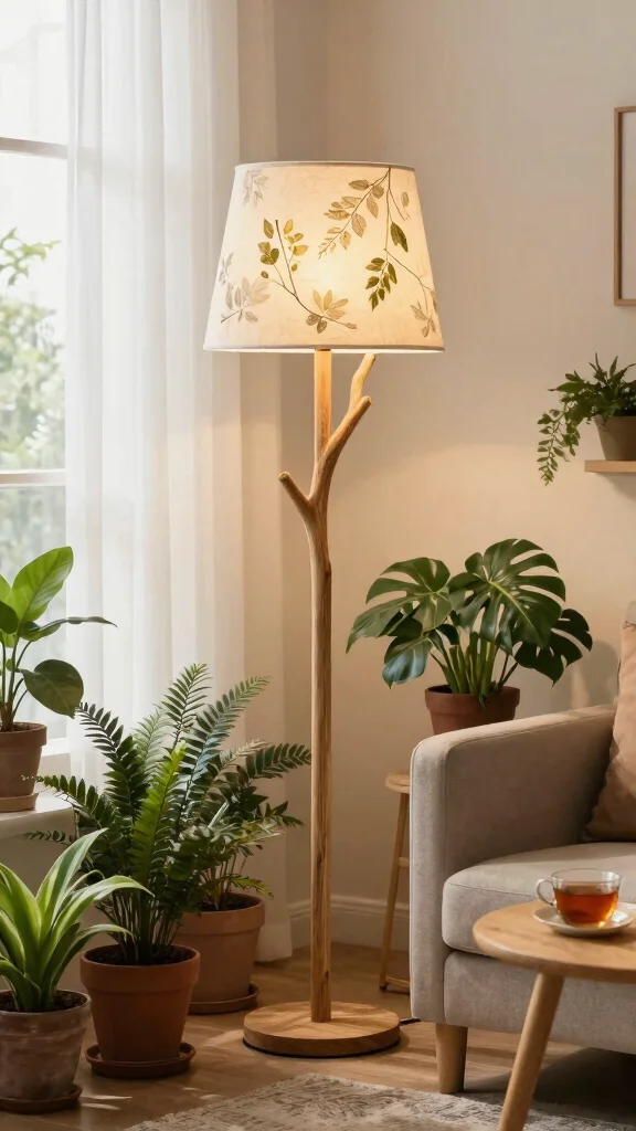 10 Floor Lamp 3D Warehouse Ideas for Modern Interior Visualization Projects - 4. Nature-Inspired Designs 1