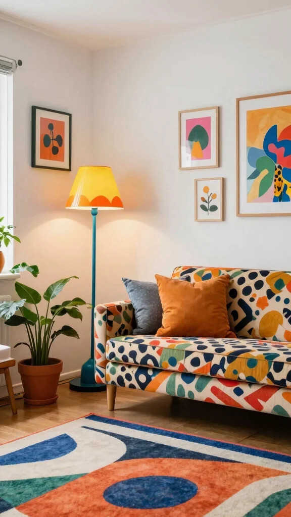 10 Floor Lamp 3D Warehouse Ideas for Modern Interior Visualization Projects - 9. Colorful and Fun Designs 1