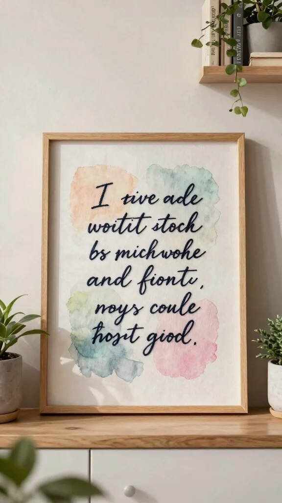 10 Framed Embroidery Wall Art Ideas for Soft and Elegant Handmade Decor - 4. Inspirational Quotes in Thread 1