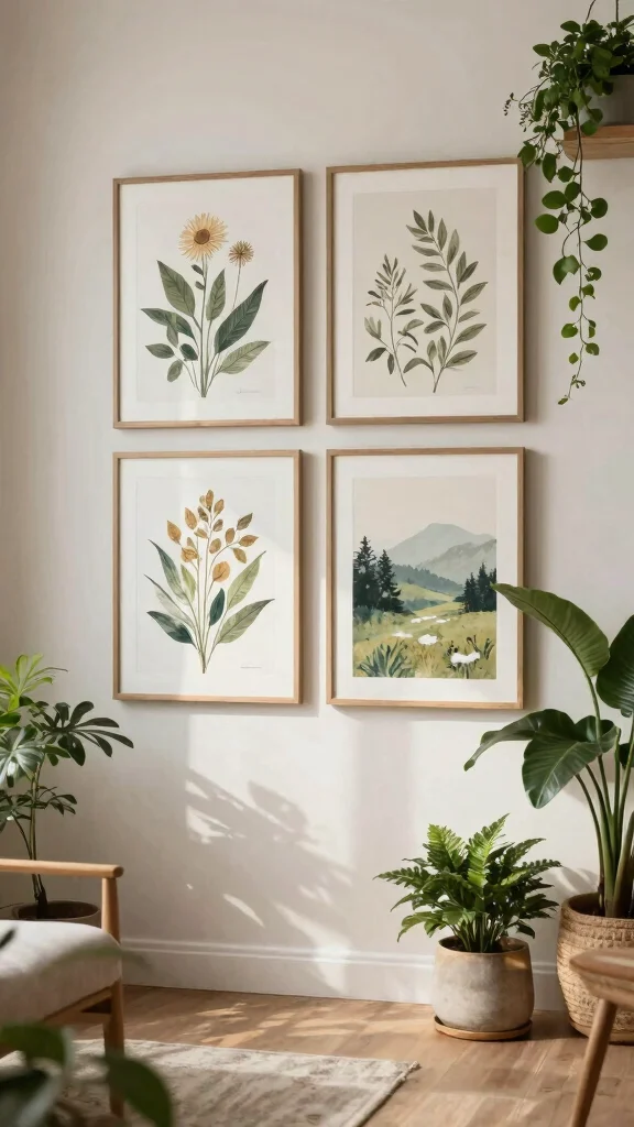 10 Funky Wall Art Prints to Give Your Room a Bold and Playful Vibe - 8. Nature-Inspired Art 1