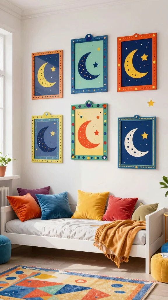 10 Islamic Wall Art Printable Ideas for Beautiful and Simple Styling - 5. Whimsical Illustrations 1