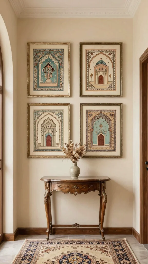 10 Islamic Wall Art Printable Ideas for Beautiful and Simple Styling - 7. Vintage-Inspired Art 1