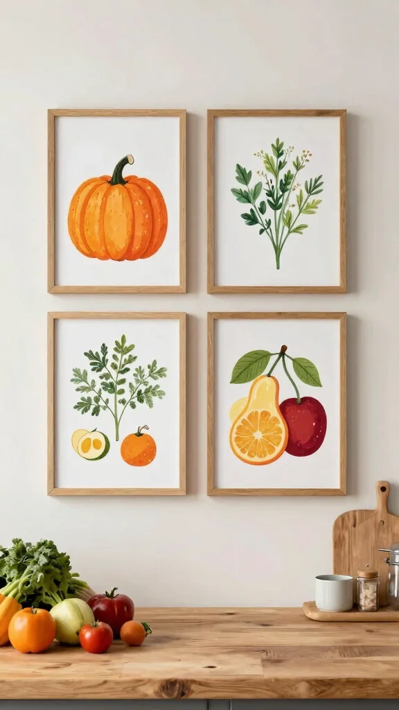 10 Kitchen Wall Art Printables for Easy and Budget-Friendly Decor - 4. Seasonal Kitchen Decor 1