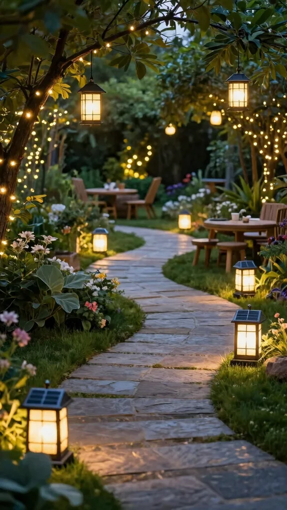 10 Light Lamp Design Ideas for Modern and Eye-Catching Interiors - 2. Solar-Powered Outdoor Lamps 1