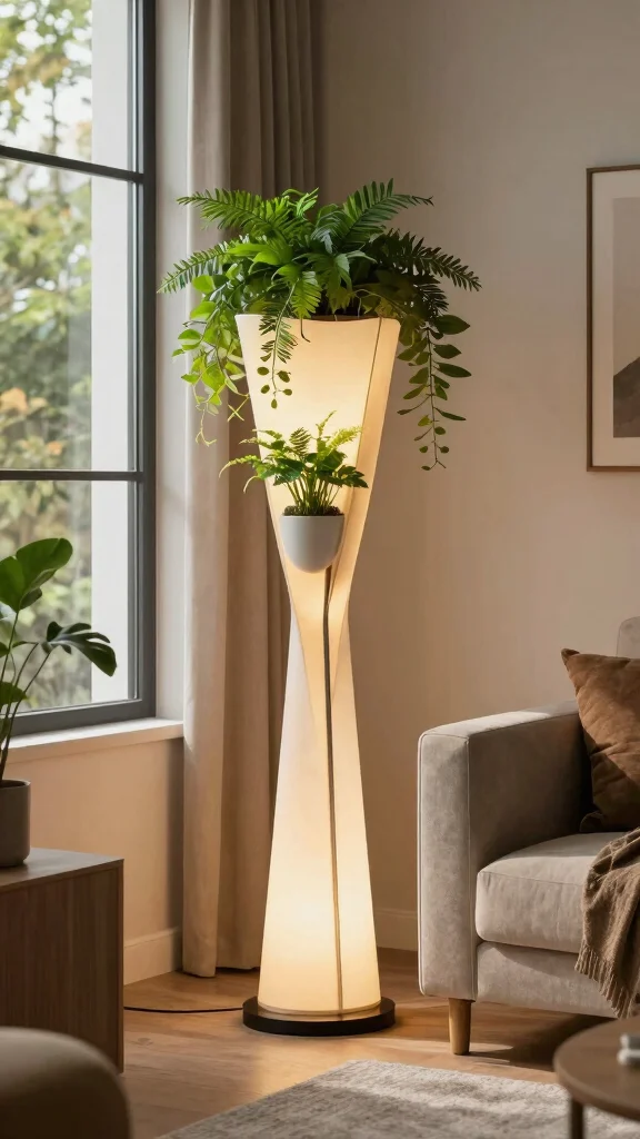 10 Light Lamp Design Ideas for Modern and Eye-Catching Interiors - 4. Biophilic Design Lamps 1