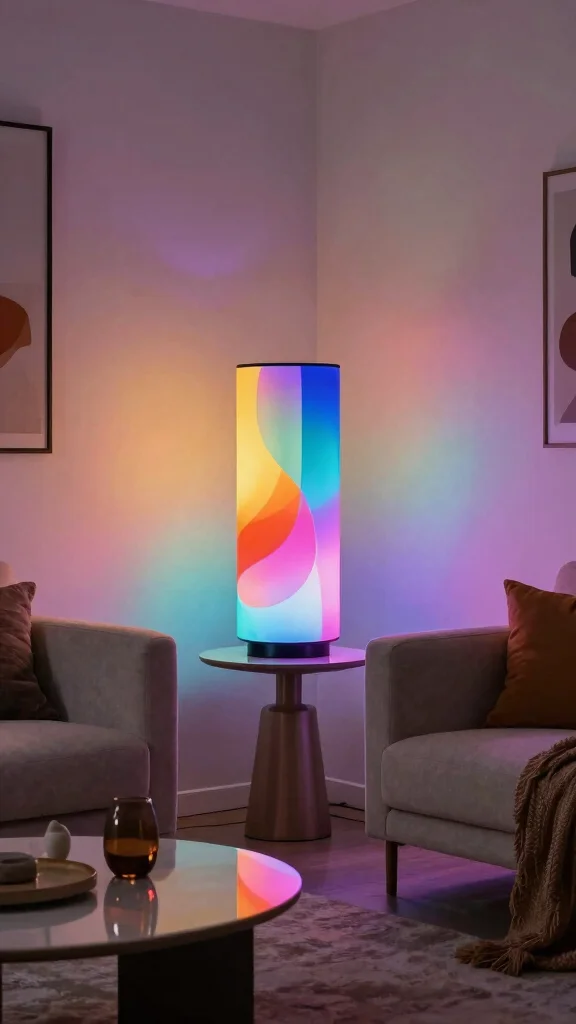 10 Light Lamp Design Ideas for Modern and Eye-Catching Interiors - 5. LED Art Lamps 1