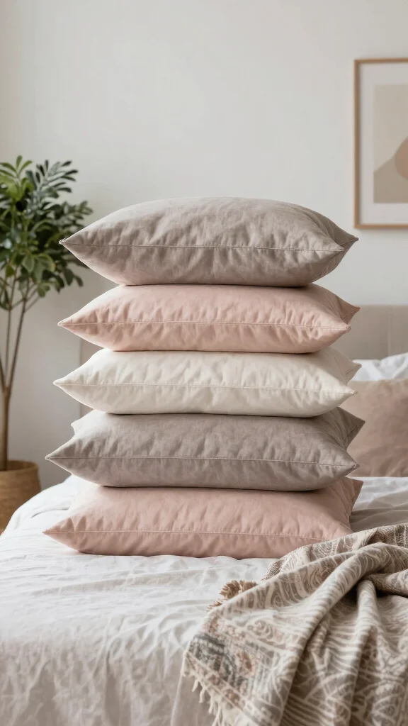 10 Long Pillow on Bed Ideas for a Cozy and Layered Bedroom Style - 10. The Art of Arrangement 1