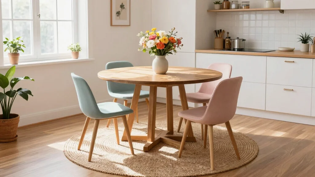 10 Round Rug Under Kitchen Table Ideas for a Balanced and Cozy Dining Area