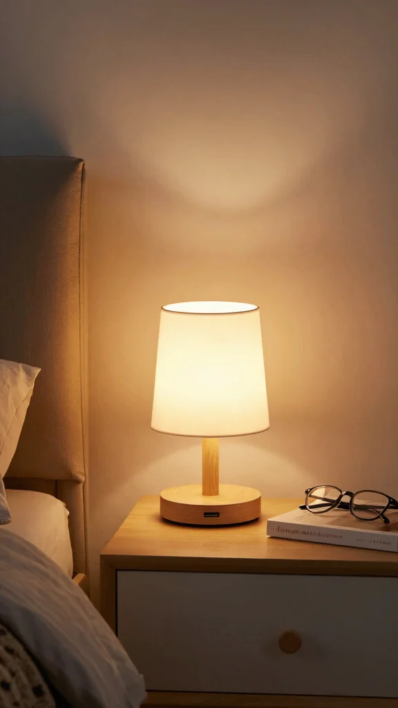 10 Small Table Lamp Ideas for Compact and Cozy Corners - 10. Dual-Purpose Table Lamp 1