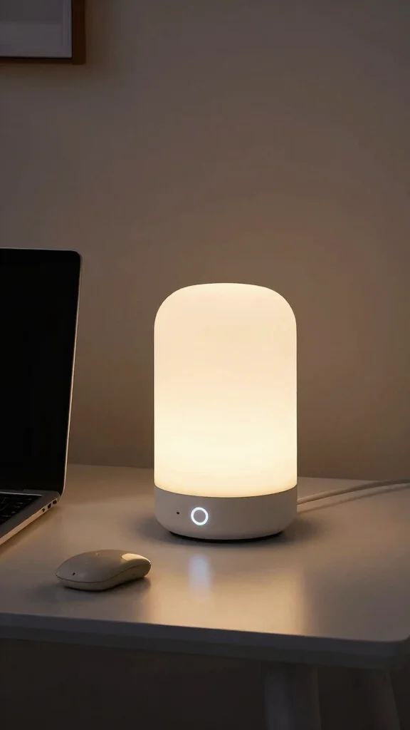 10 Small Table Lamp Ideas for Compact and Cozy Corners - 5. Smart Table Lamp 1