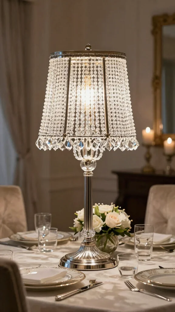 10 Table Lamp 3D Warehouse Ideas for Stylish Interior Modeling Inspiration - 9. Vintage Crystal Table Lamp 1