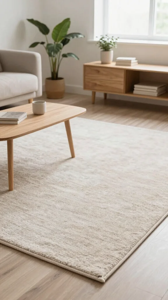 10 Tufted Rug Design Ideas for Bold and Creative Handmade Decor - 9. Minimalist Scandinavian Style 1