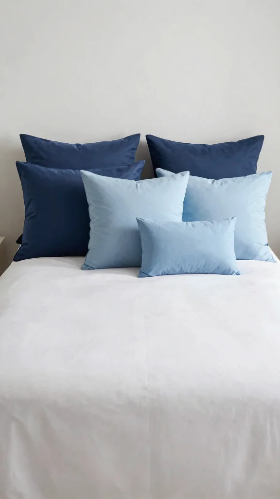 10 Twin Bed Pillow Arrangement Ideas for a Neat and Stylish Bedroom - 5. Monochromatic Harmony 1