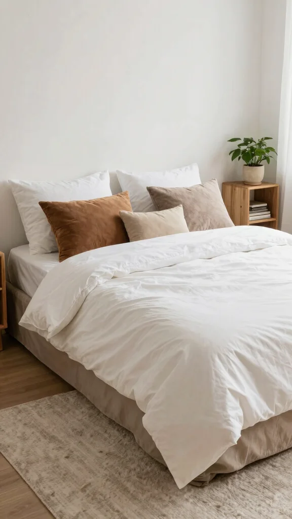10 Twin Bed Pillow Arrangement Ideas for a Neat and Stylish Bedroom - 6. Functional Futon Fluff 1