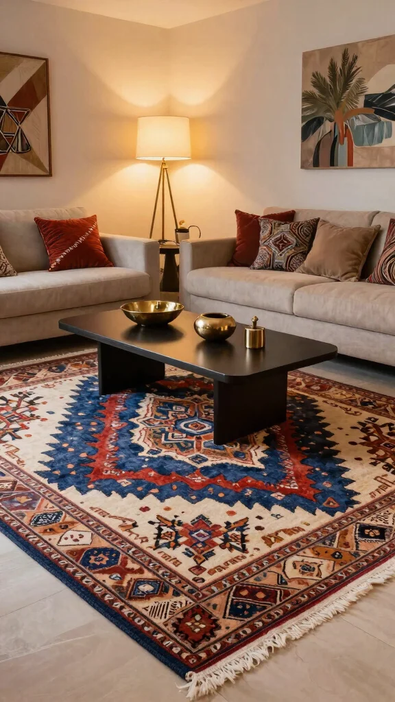 11 Arabic Rug Pattern Ideas for Traditional and Artistic Design Inspiration - 5. Mystical Moroccan Designs 1