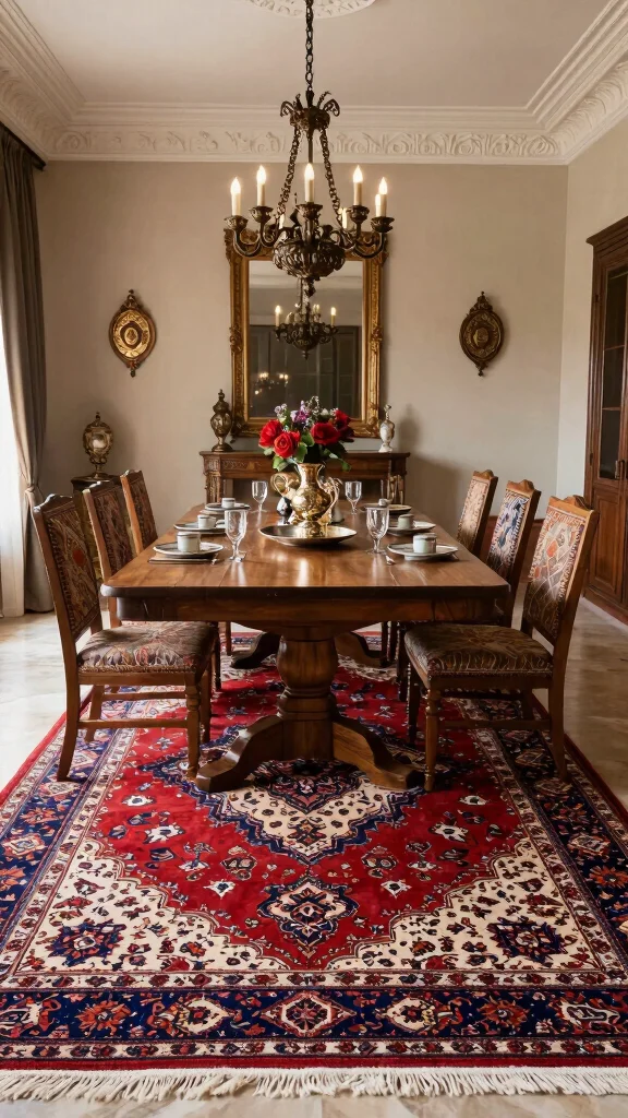 11 Arabic Rug Pattern Ideas for Traditional and Artistic Design Inspiration - 6. Rich Byzantine Influences 1