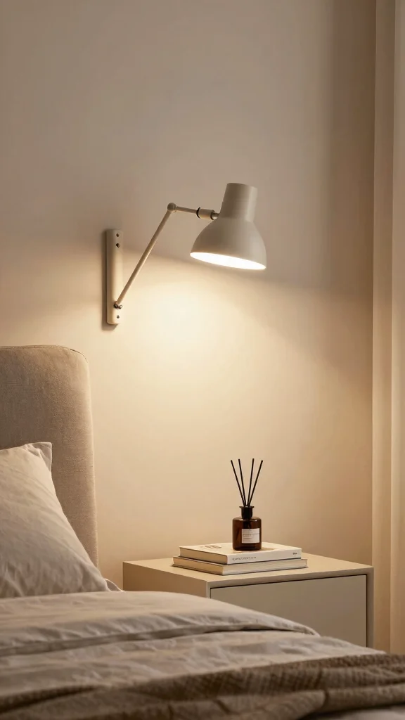 11 Bed Side Table Lamp Ideas for a Cozy and Functional Bedroom Setup - 11. Adjustable Swing Arm Lamps 1