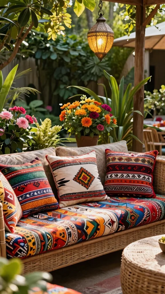 11 Boho Pillow Covers Ideas for a Relaxed and Stylish Home Look - 5. Ethnic Prints 1