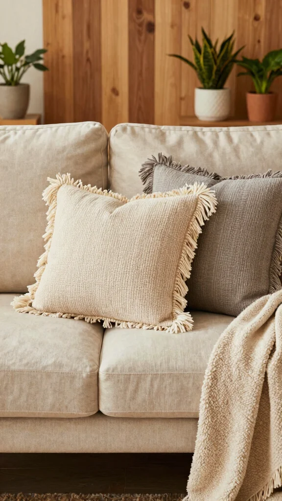 11 Boho Pillow Covers Ideas for a Relaxed and Stylish Home Look - 6. Statement Fringes 1