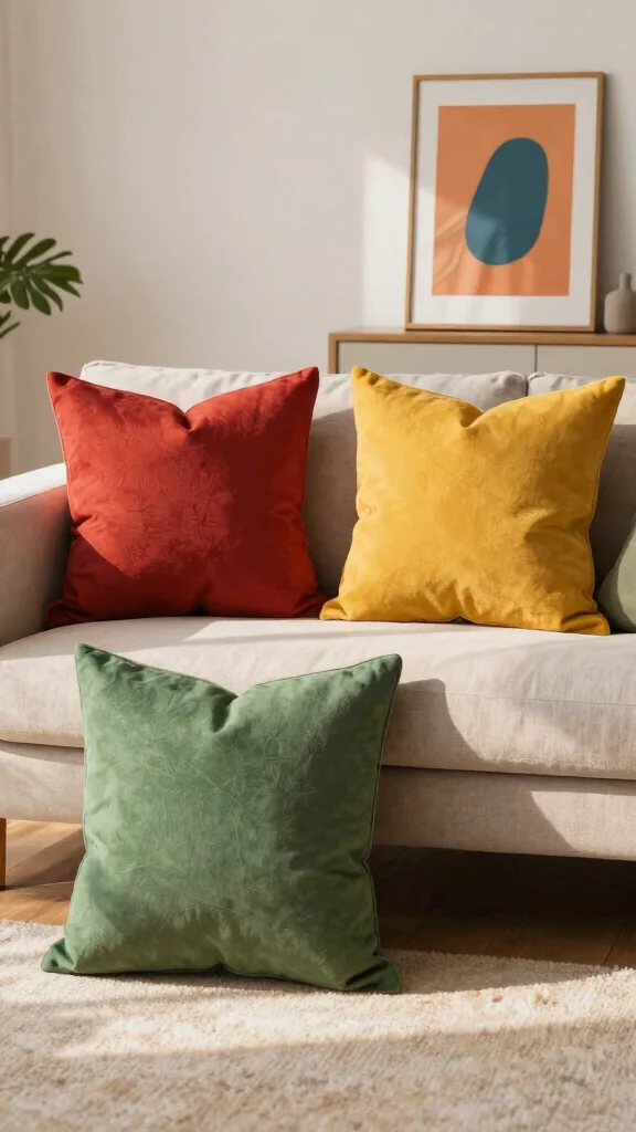 11 Boho Pillow Covers Ideas for a Relaxed and Stylish Home Look - 7. Color Blocking 1