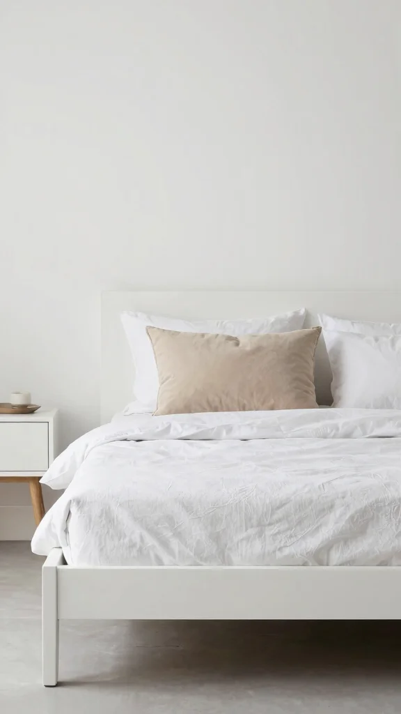 11 Bolster Pillow on Bed Ideas for a Layered and Elegant Bedroom Setup - 4. Minimalist Elegance with Simple Designs 1