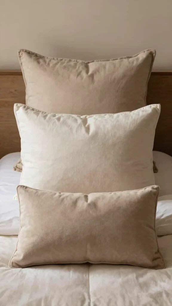 11 Bolster Pillow on Bed Ideas for a Layered and Elegant Bedroom Setup - 6. The Power of Layering in Pillow Arrangement 1