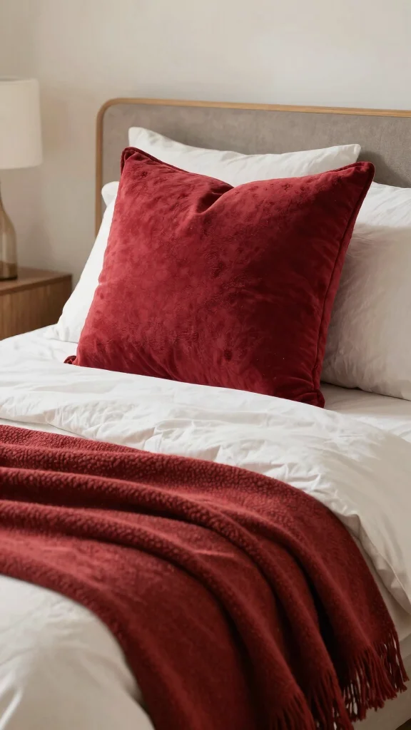 11 Bolster Pillow on Bed Ideas for a Layered and Elegant Bedroom Setup - 7. Seasonal Bolster Pillow Swaps 1