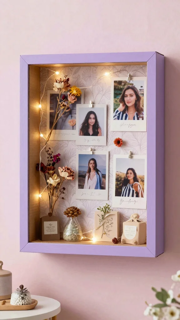 11 Cardboard DIY Wall Art Ideas That Look Surprisingly Stylish - 6. Cardboard Shadow Box Display 1