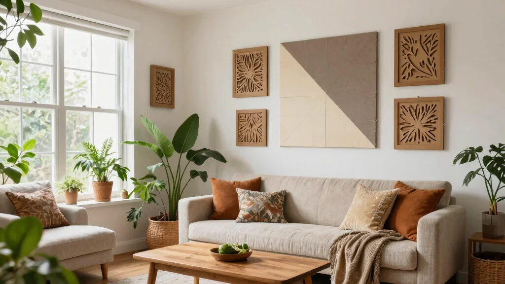 11 Cardboard DIY Wall Art Ideas That Look Surprisingly Stylish