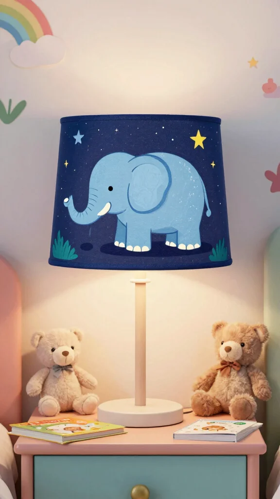 11 Hand Painted Lamp Shades Ideas for Artistic and Personalized Decor - 2. Whimsical Wonders 1