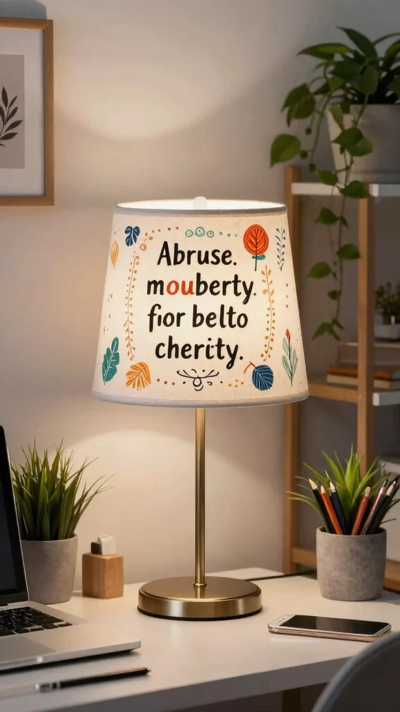 11 Hand Painted Lamp Shades Ideas for Artistic and Personalized Decor - 9. Personalized Touch 1