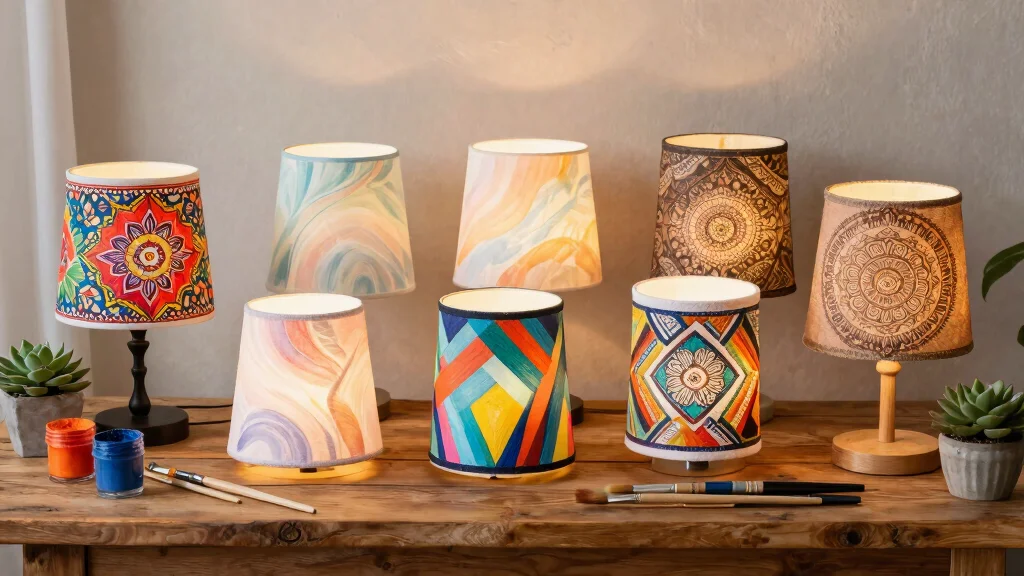 11 Hand Painted Lamp Shades Ideas for Artistic and Personalized Decor