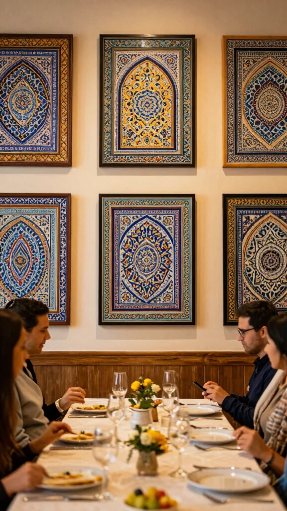 11 Islamic Frames Wall Art Ideas for Elegant and Meaningful Home Decor - 11. Islamic Mosaic Art in Decorative Frames 1