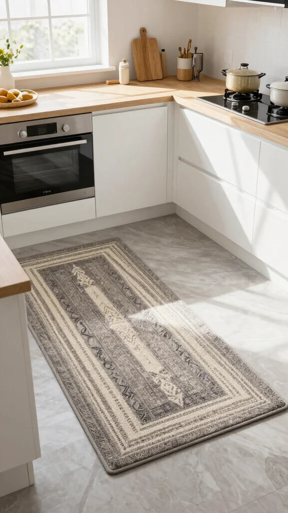11 Kitchen Runner Rug Ideas for a More Practical and Beautiful Kitchen - 11. Easy-Clean Options for Busy Homes 1