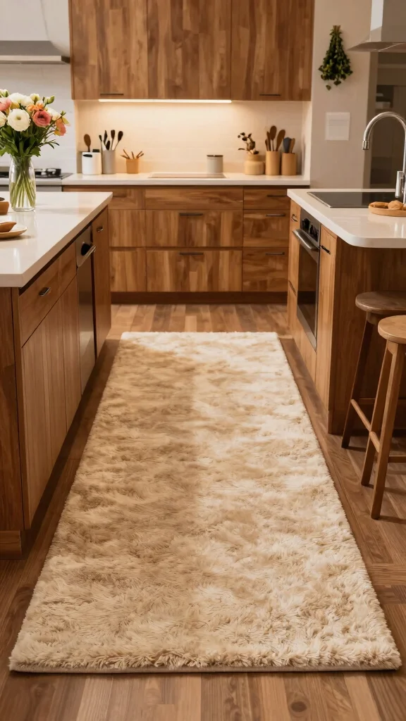 11 Kitchen Runner Rug Ideas for a More Practical and Beautiful Kitchen - 4. Wool for Warmth and Comfort 1