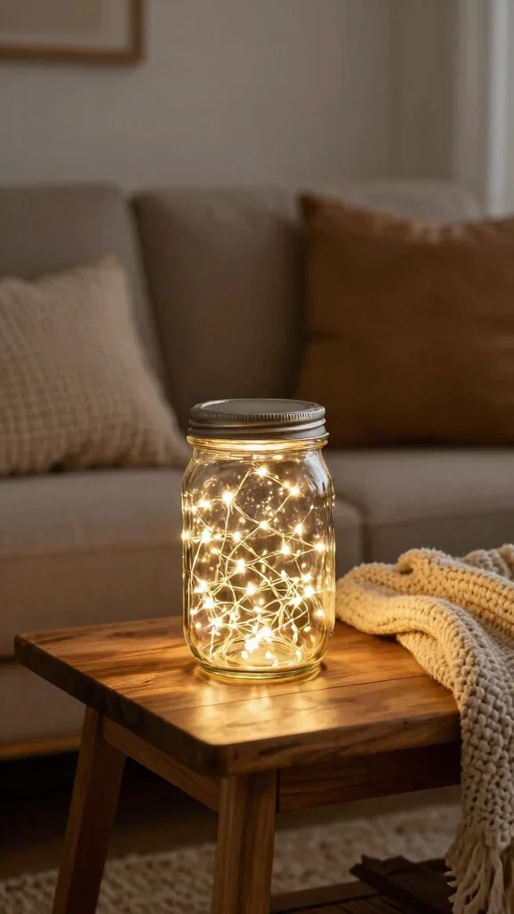 11 Lamp Making Ideas for Creative and Functional DIY Decor - 1. Mason Jar Magic 1