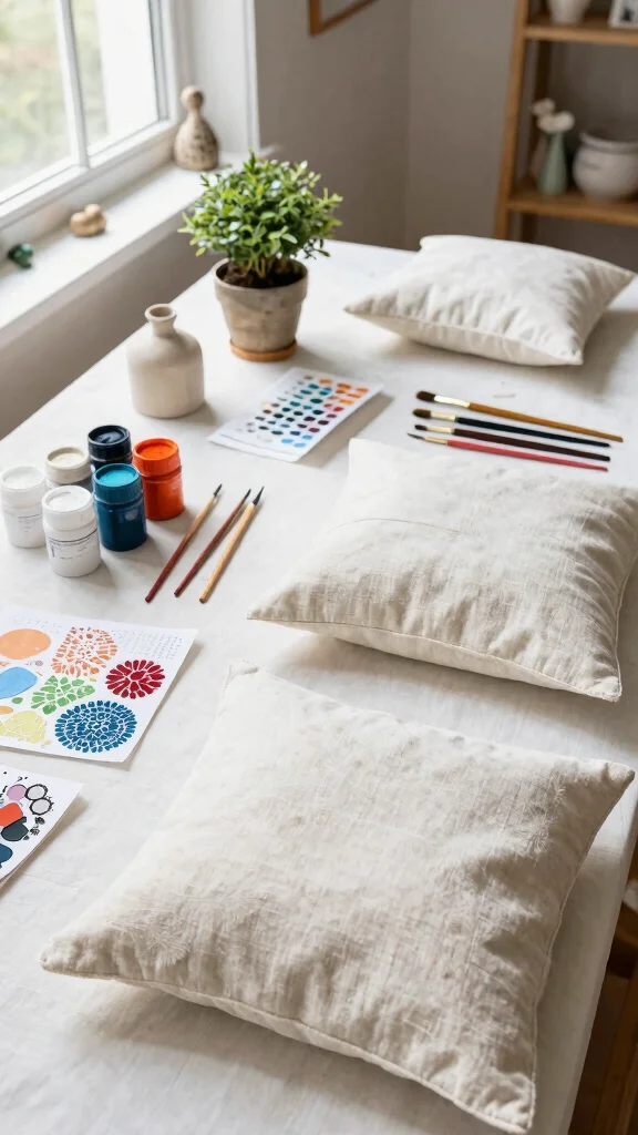 11 Linen Pillow Covers Ideas for a Soft and Timeless Home Style - 6. DIY Customization for Personal Touch 1