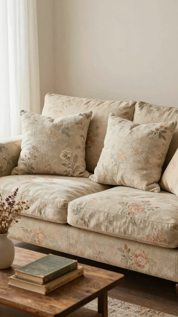 11 Linen Pillow Covers Ideas for a Soft and Timeless Home Style - 9. Vintage Finds for Timeless Appeal 1