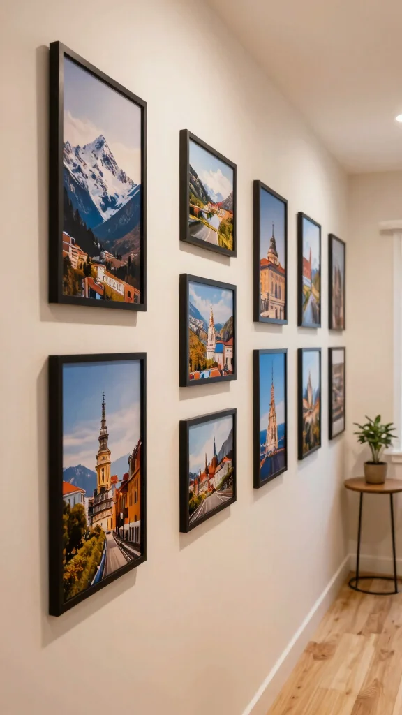 11 Long Vertical Wall Art Ideas for Narrow Walls That Need Impact - 6. Vertical Photography 1