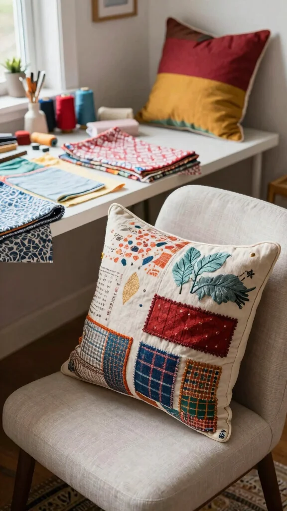 11 Lumbar Pillow on Bed Ideas to Create a Styled and Comfortable Look - 11. DIY Lumbar Pillows for a Personal Touch 1