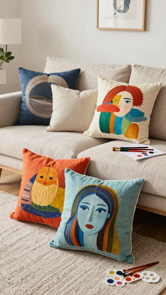 11 Pillow Covers Tutorial Ideas for Easy and Stylish DIY Projects - 3. Printed Fabric Pillow Covers 1