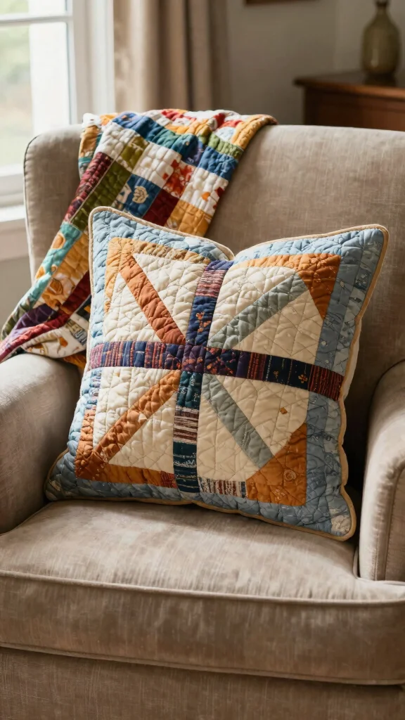 11 Pillow Covers Tutorial Ideas for Easy and Stylish DIY Projects - 7. Quilted Pillow Covers 1